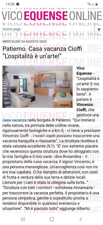 B&B Casa Vacanza Cioffi Vico Equense Dış mekan fotoğraf
